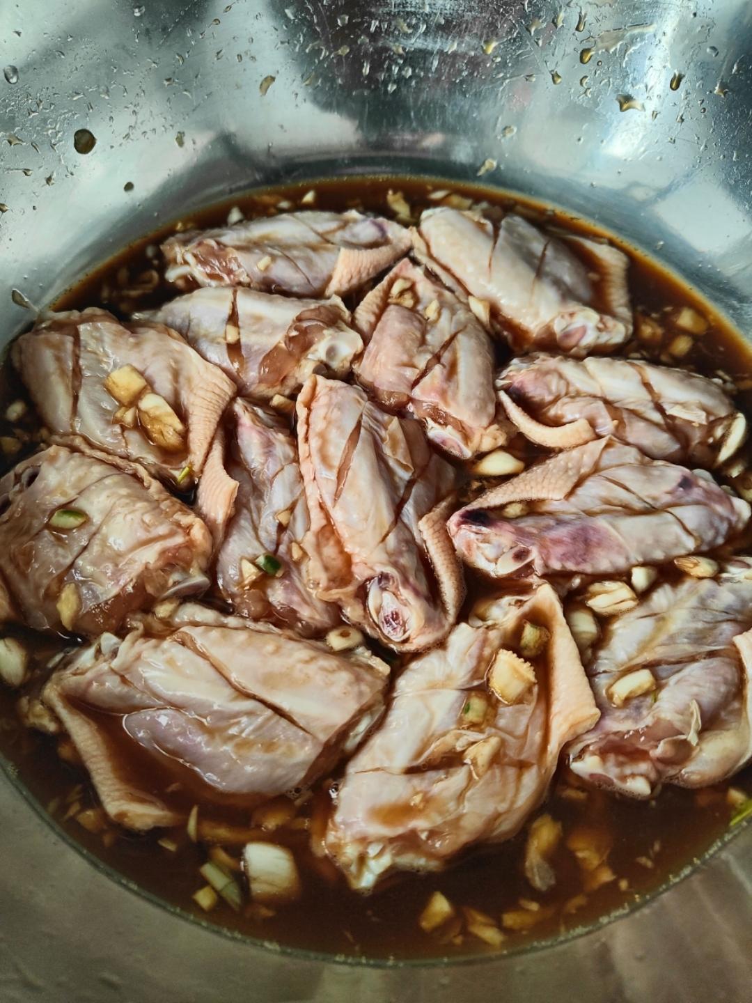 空气炸锅版蒜香鸡翅