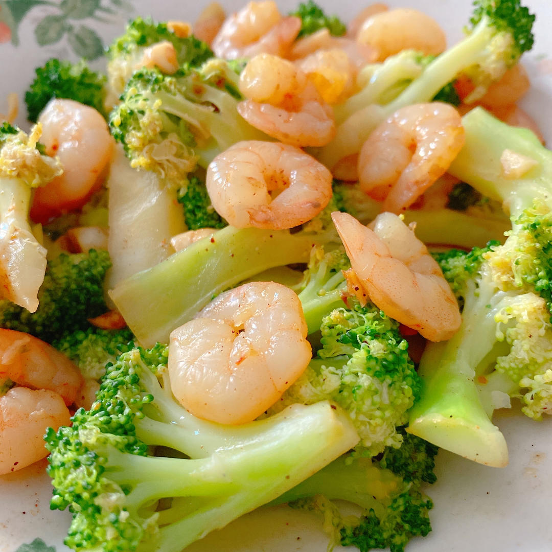 西兰花炒虾仁🍤