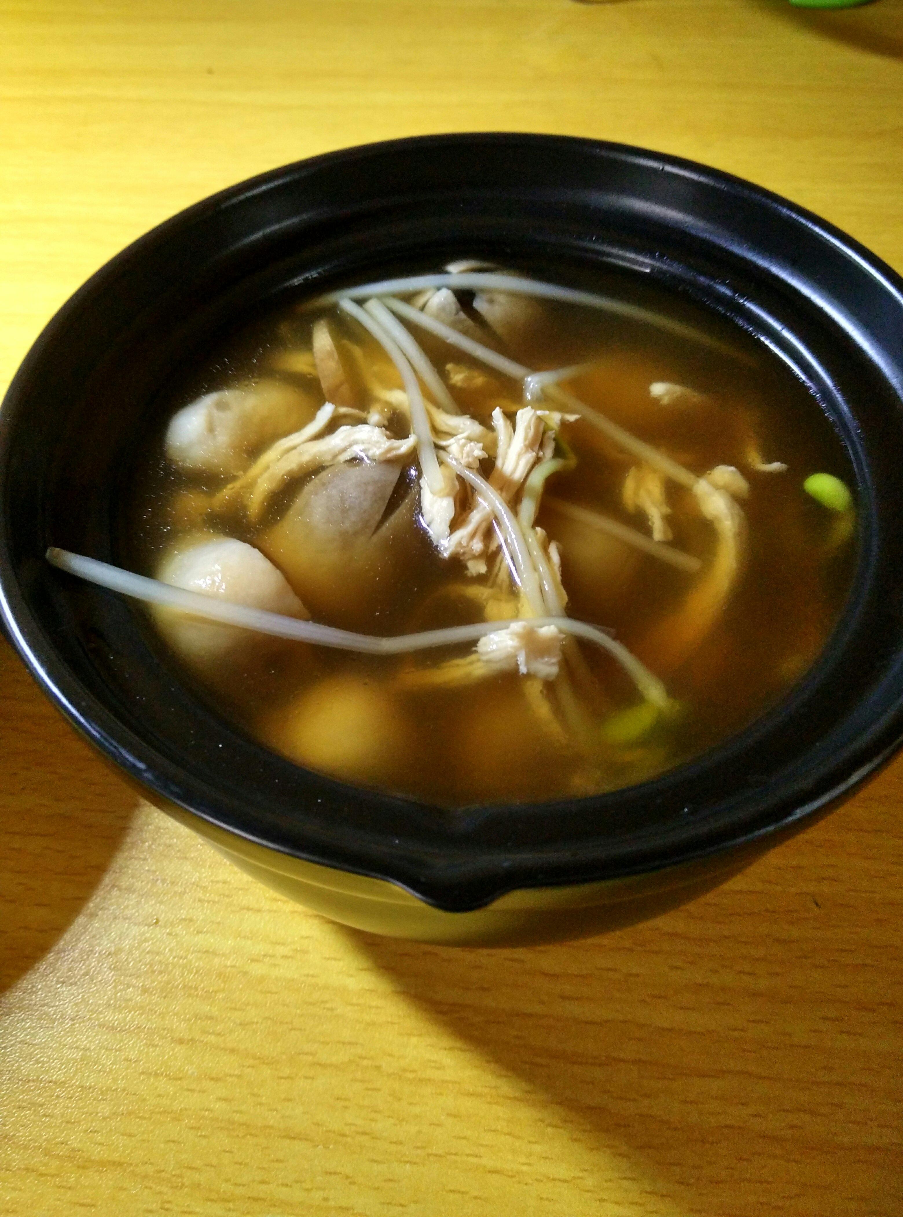 鸡蓉草菇汤的做法