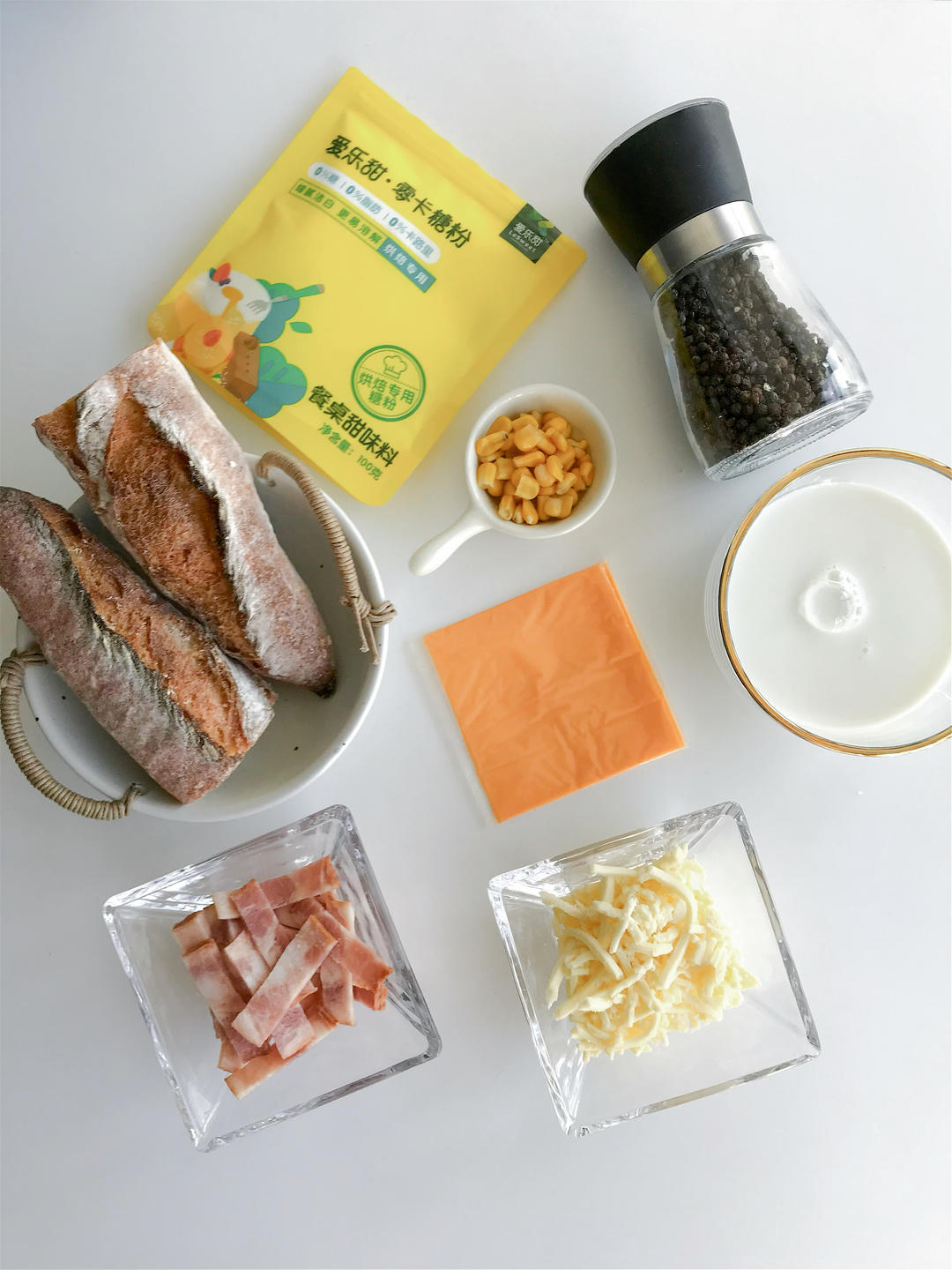 纯奶手撕吐司的做法 步骤1