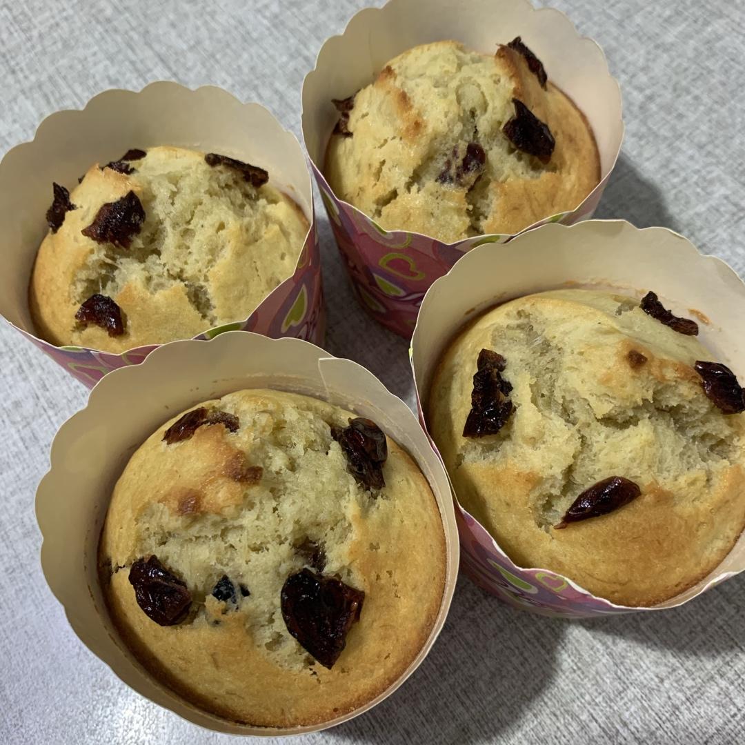 少女心的香蕉蔓越莓玛芬