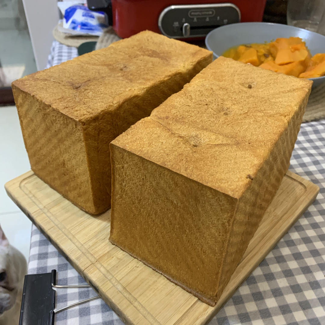 软绵香醇的南瓜吐司