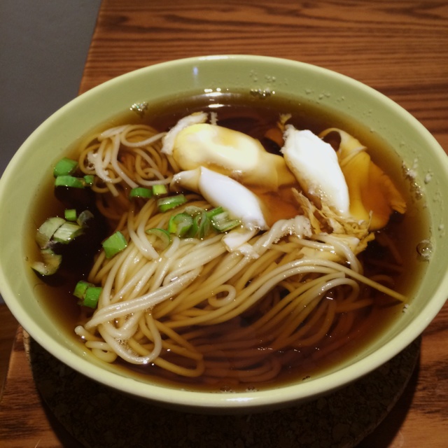 小葱麻油酱油面