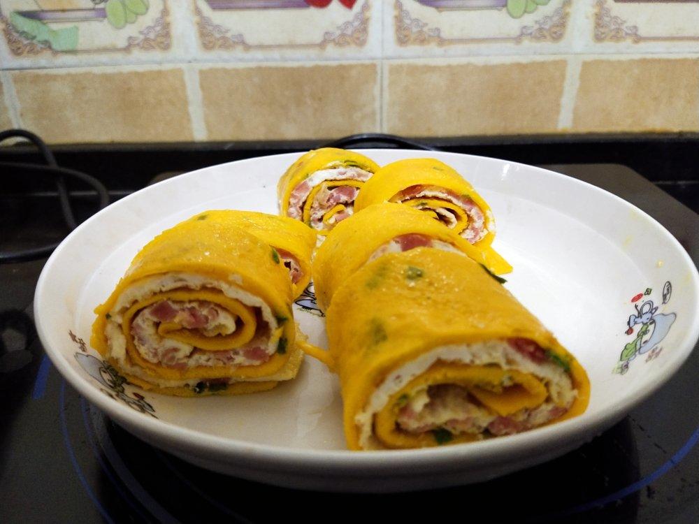 高颜值早餐鸡蛋卷❗️❗️双色鸡蛋卷