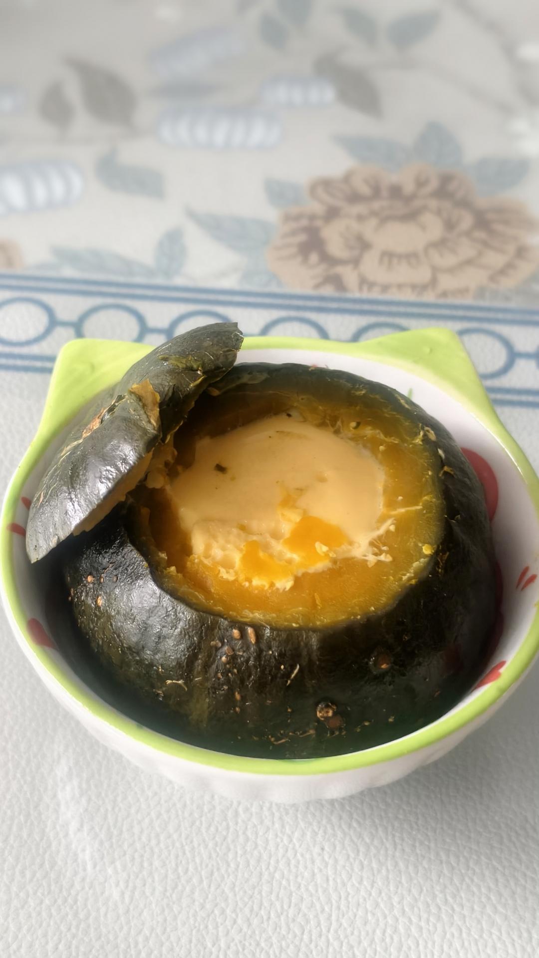 贝贝南瓜蒸蛋（懒人0失败）