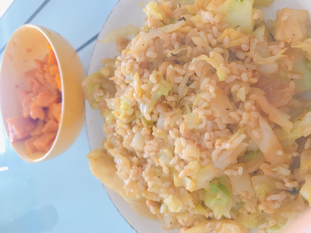 不放油|0难度|菠萝炒饭