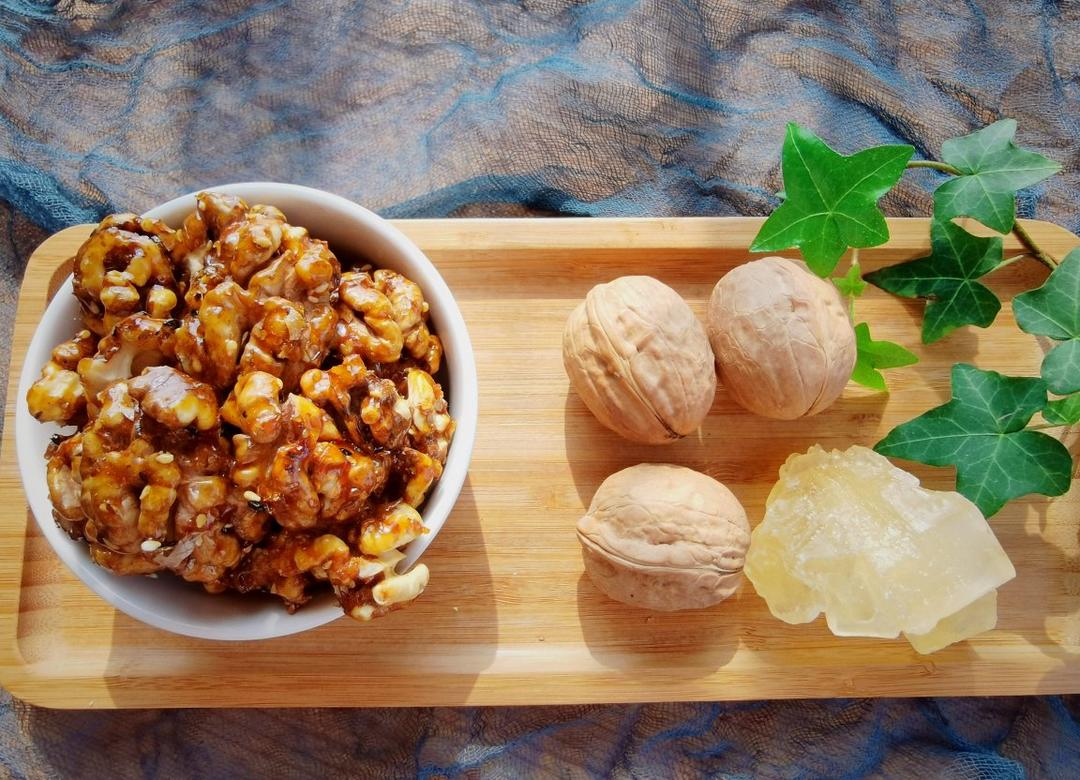 【琥珀核桃仁】冰糖无油不粘手