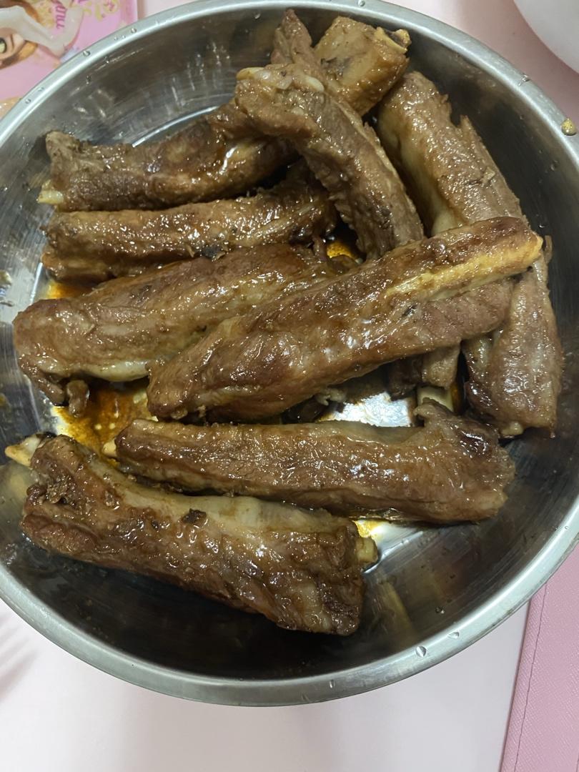 懒人版不加水的啤酒红烧排骨