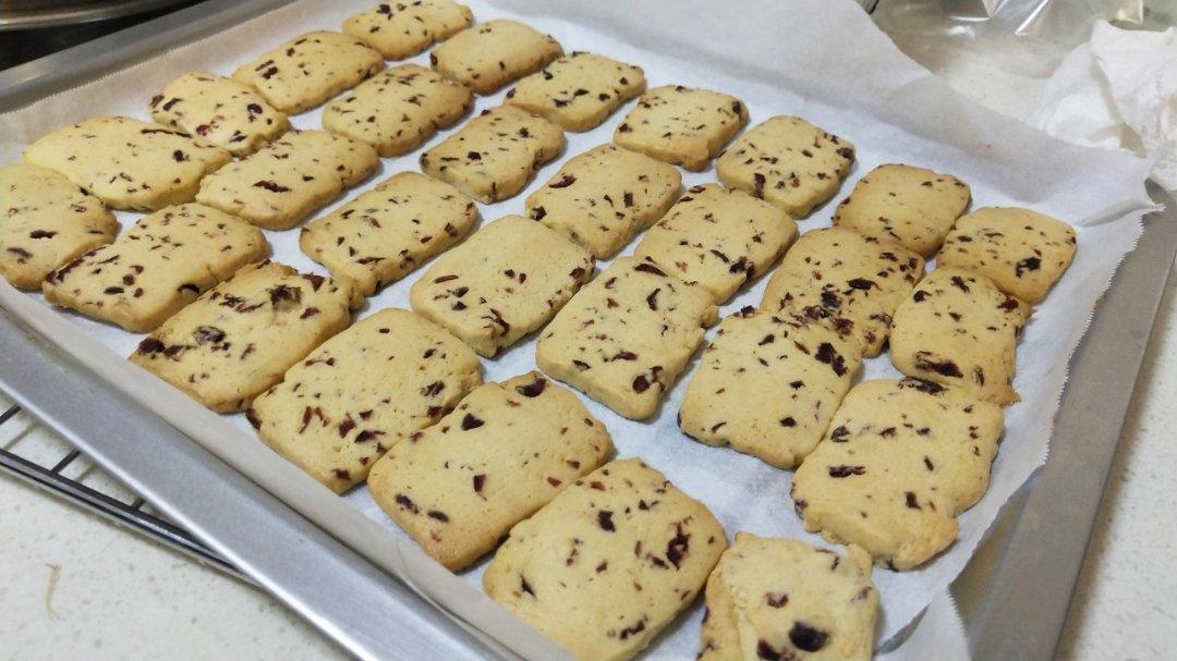 蔓越莓饼干——少油少糖中筋面粉