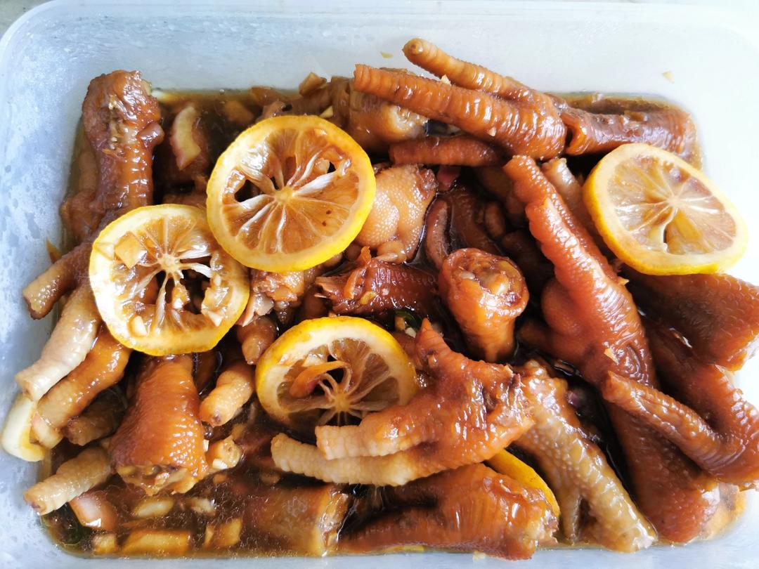 【柠檬酸辣鸡爪】自制超级无敌美味的网红鸡爪