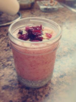 【superfood 早餐】chia seeds pudding+smoothie的做法 步骤3