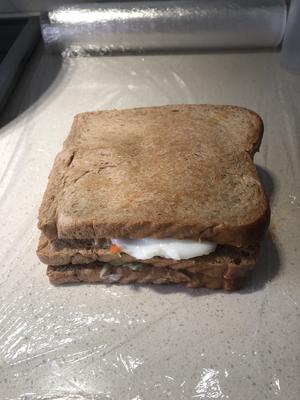 营养早餐-三明治的做法 步骤11