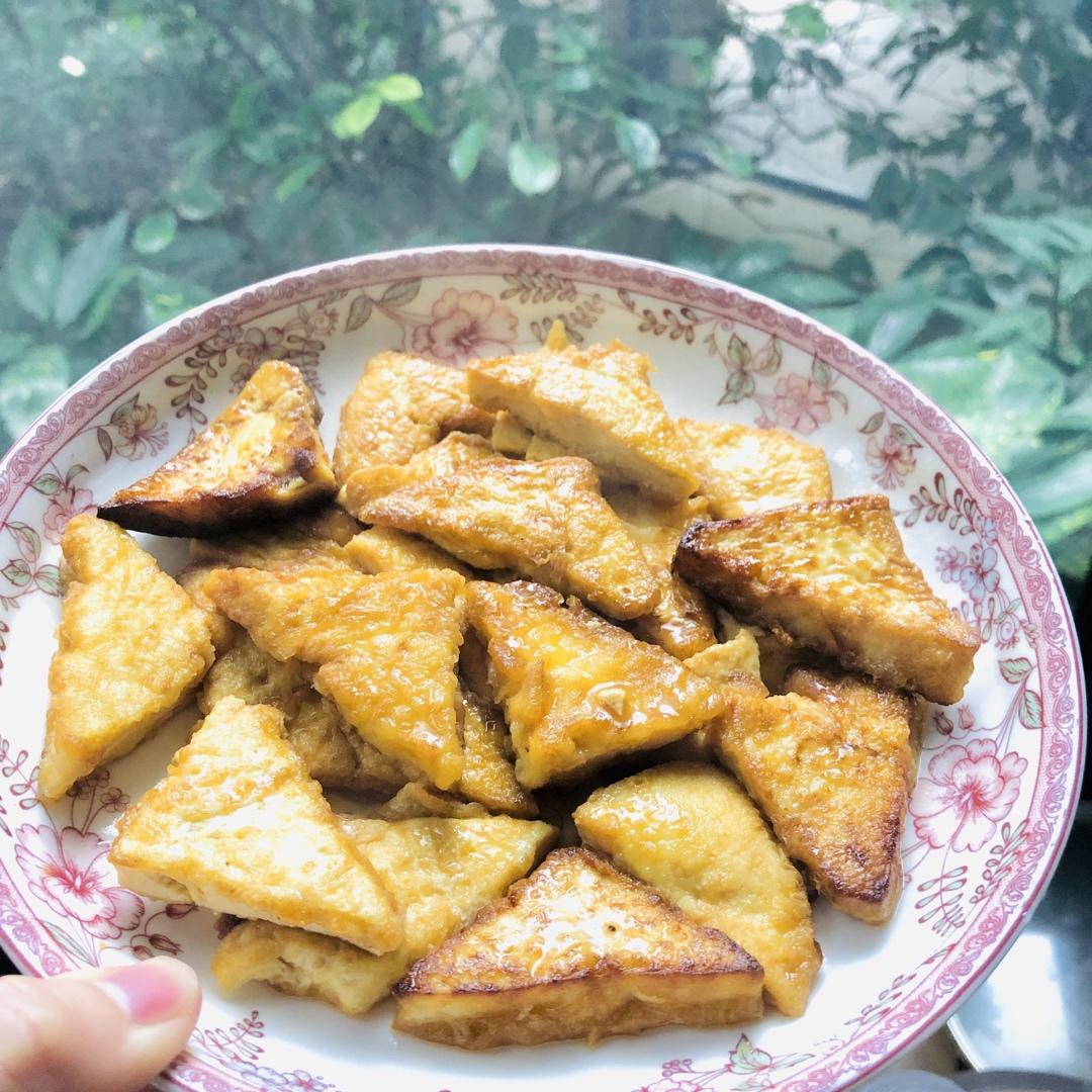 无敌好吃的香煎豆腐