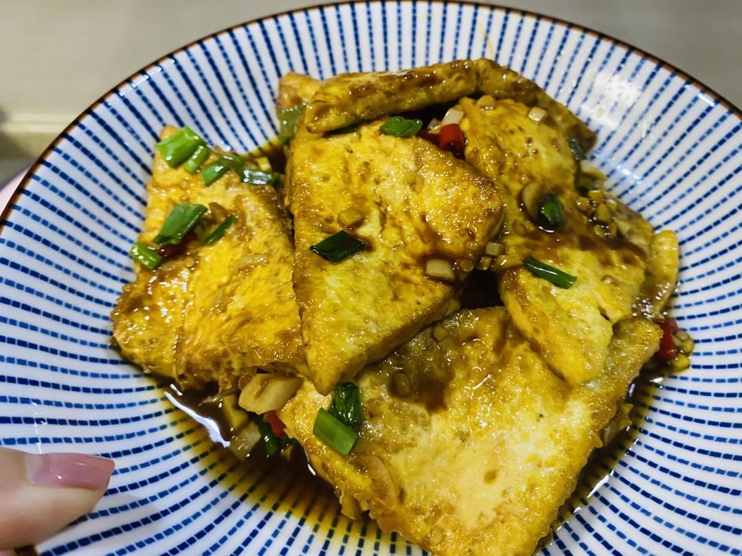 焖煎豆腐