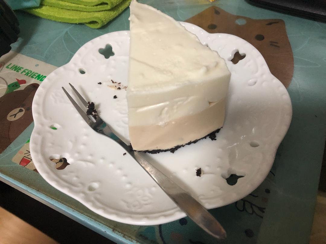 咖啡双层冻芝士蛋糕