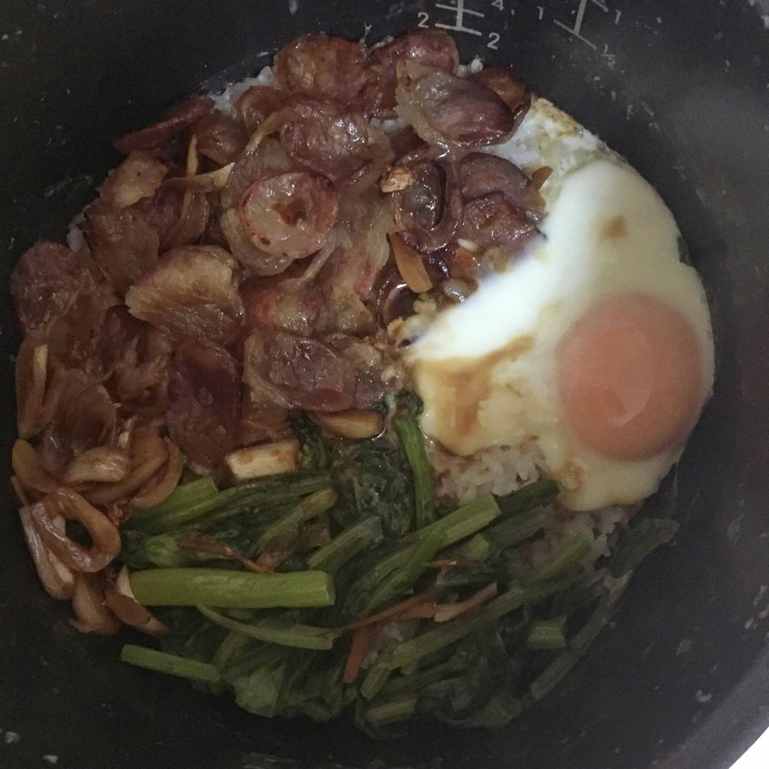 腊味煲仔饭（电饭煲版）