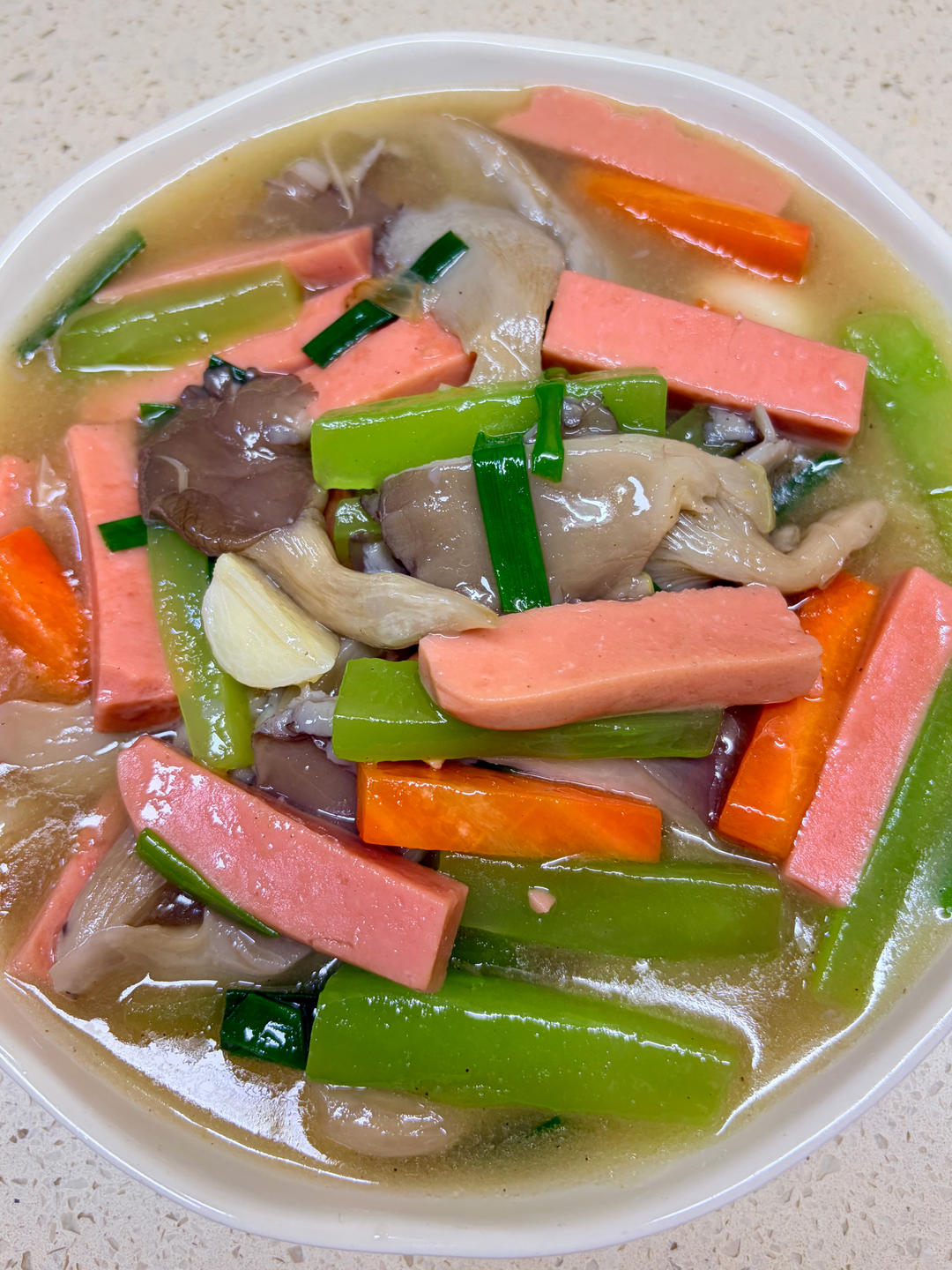 烧素什锦，太鲜美了！