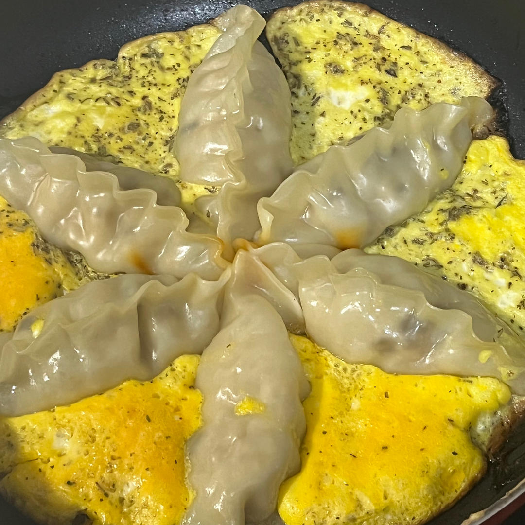 懒人快手抱蛋煎饺