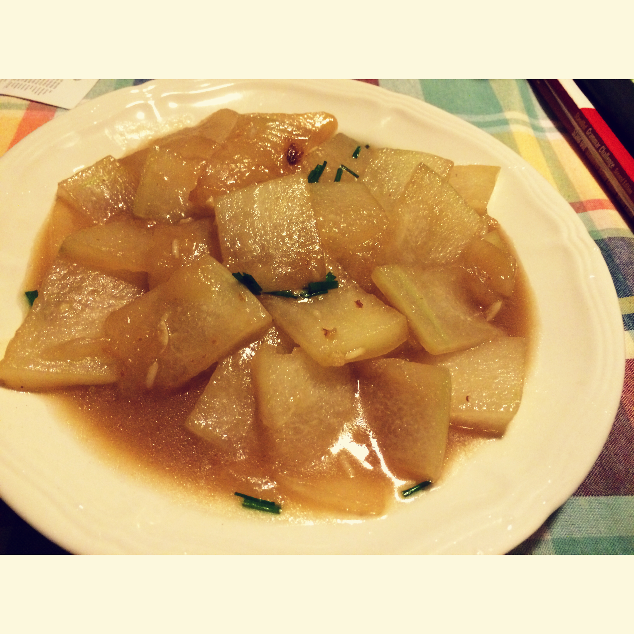 蚝油焖冬瓜