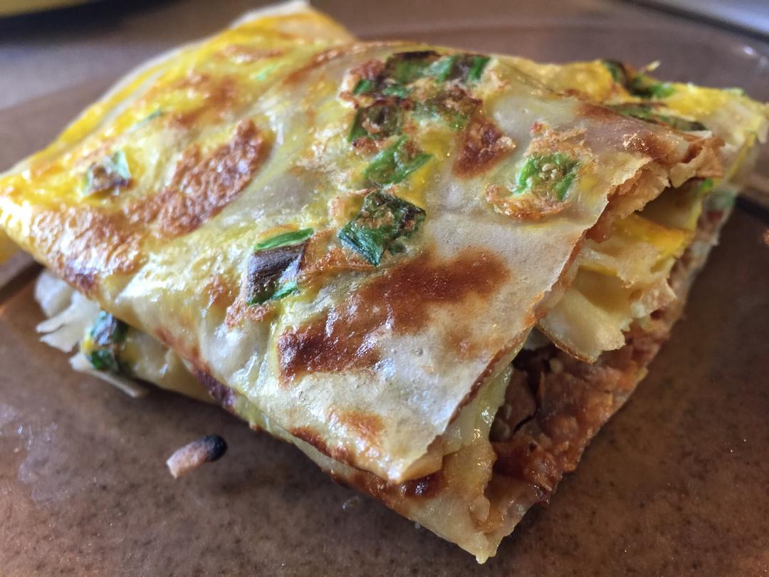平底锅版煎饼果子