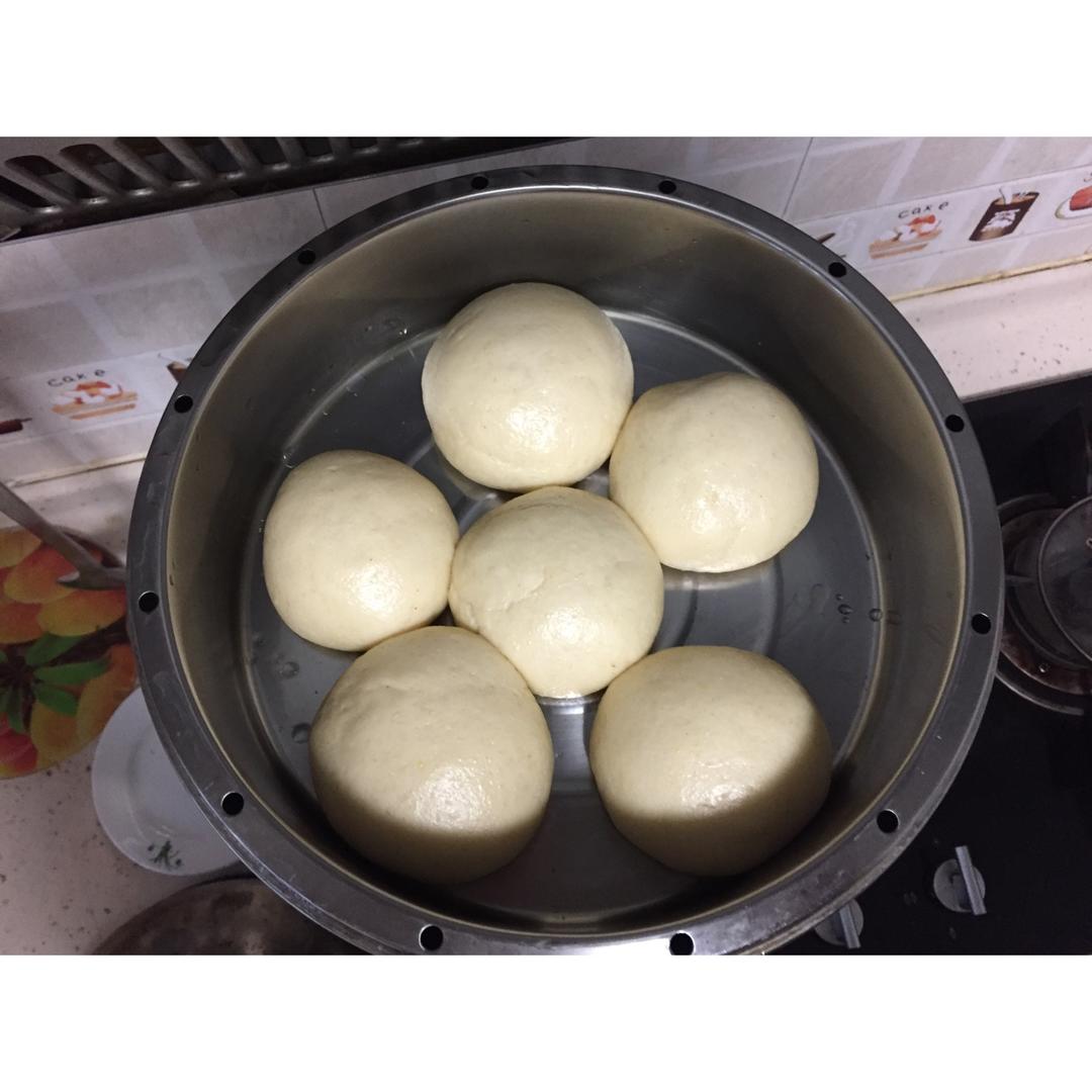 面包机发面蒸馒头