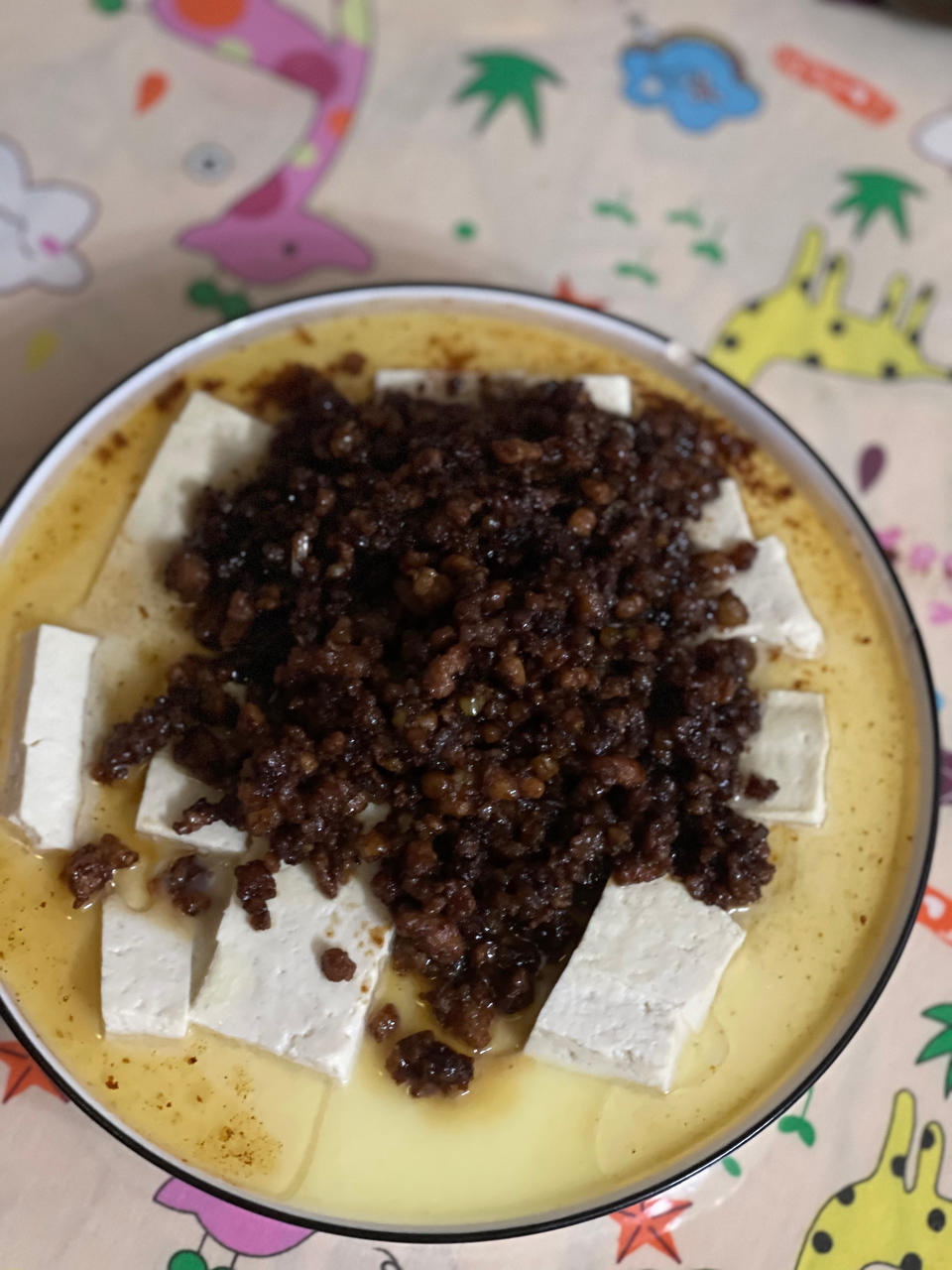 【豆腐肉末蒸蛋】非常嫩滑，小朋友也特喜欢