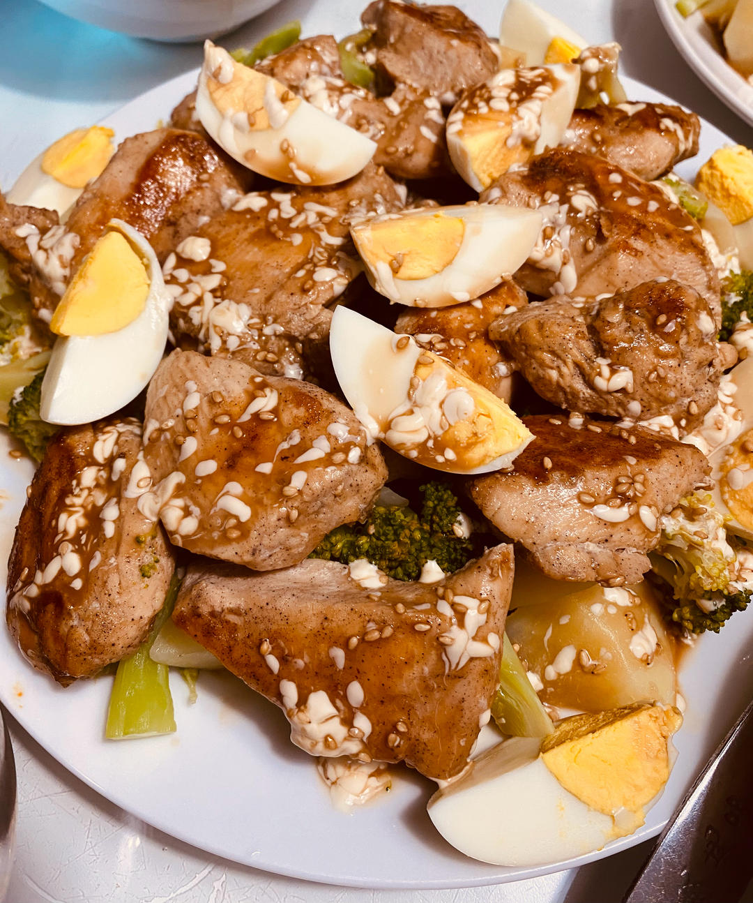 低卡饱腹‼️🥦土豆鸡胸肉沙拉