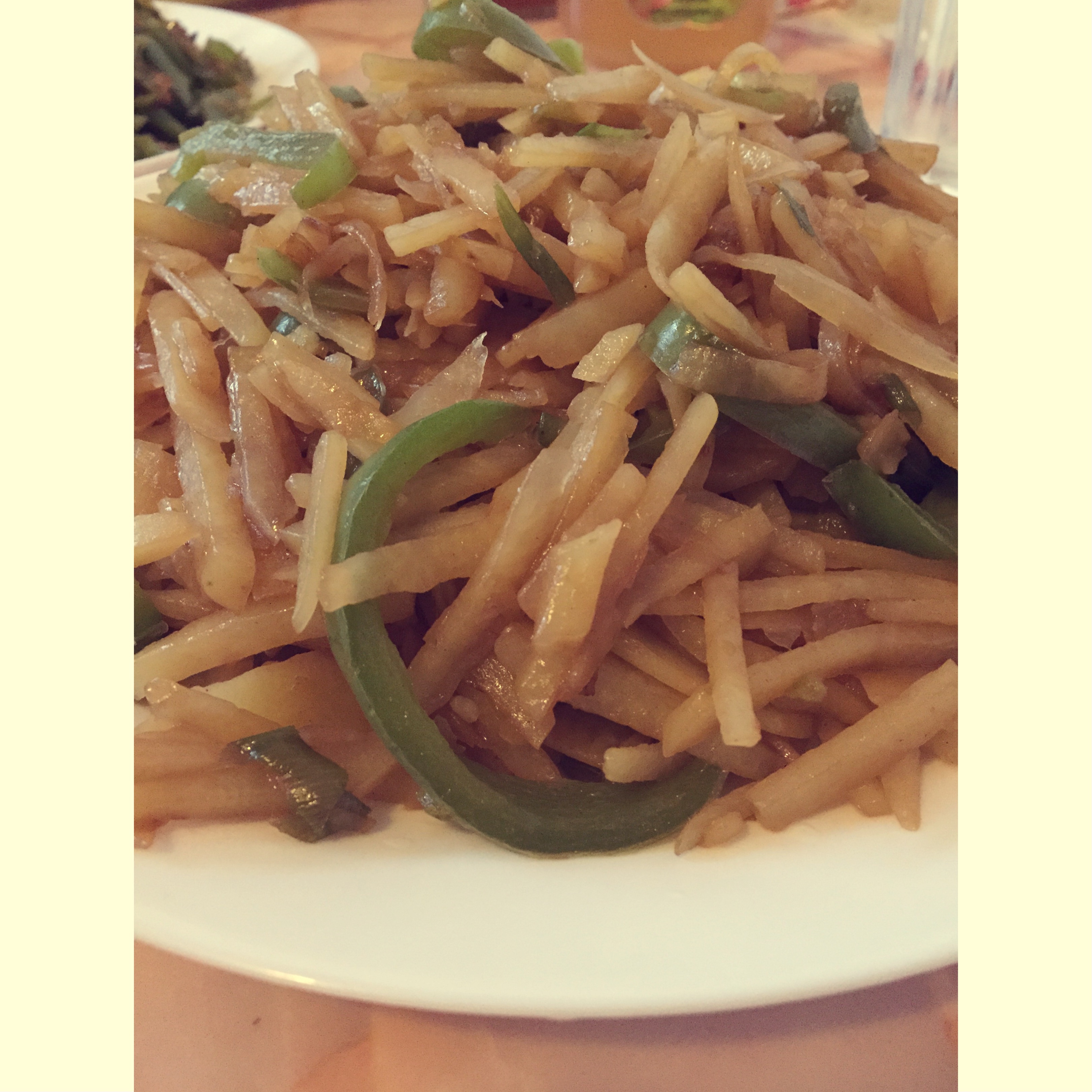 青椒土豆丝