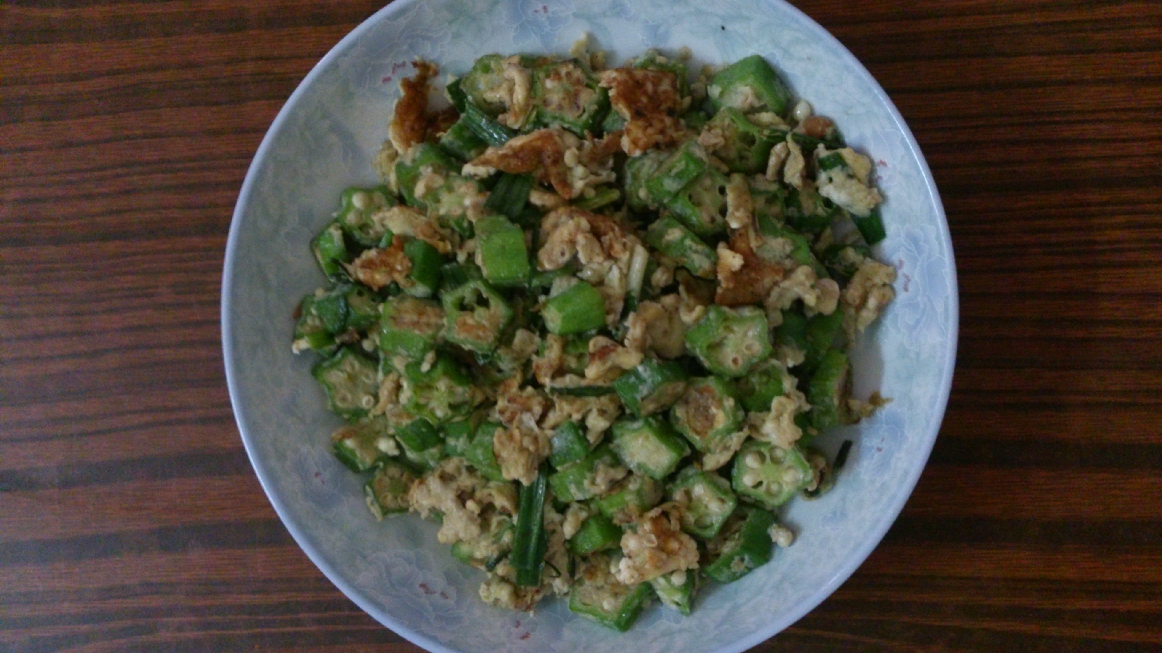 秋葵炒蛋