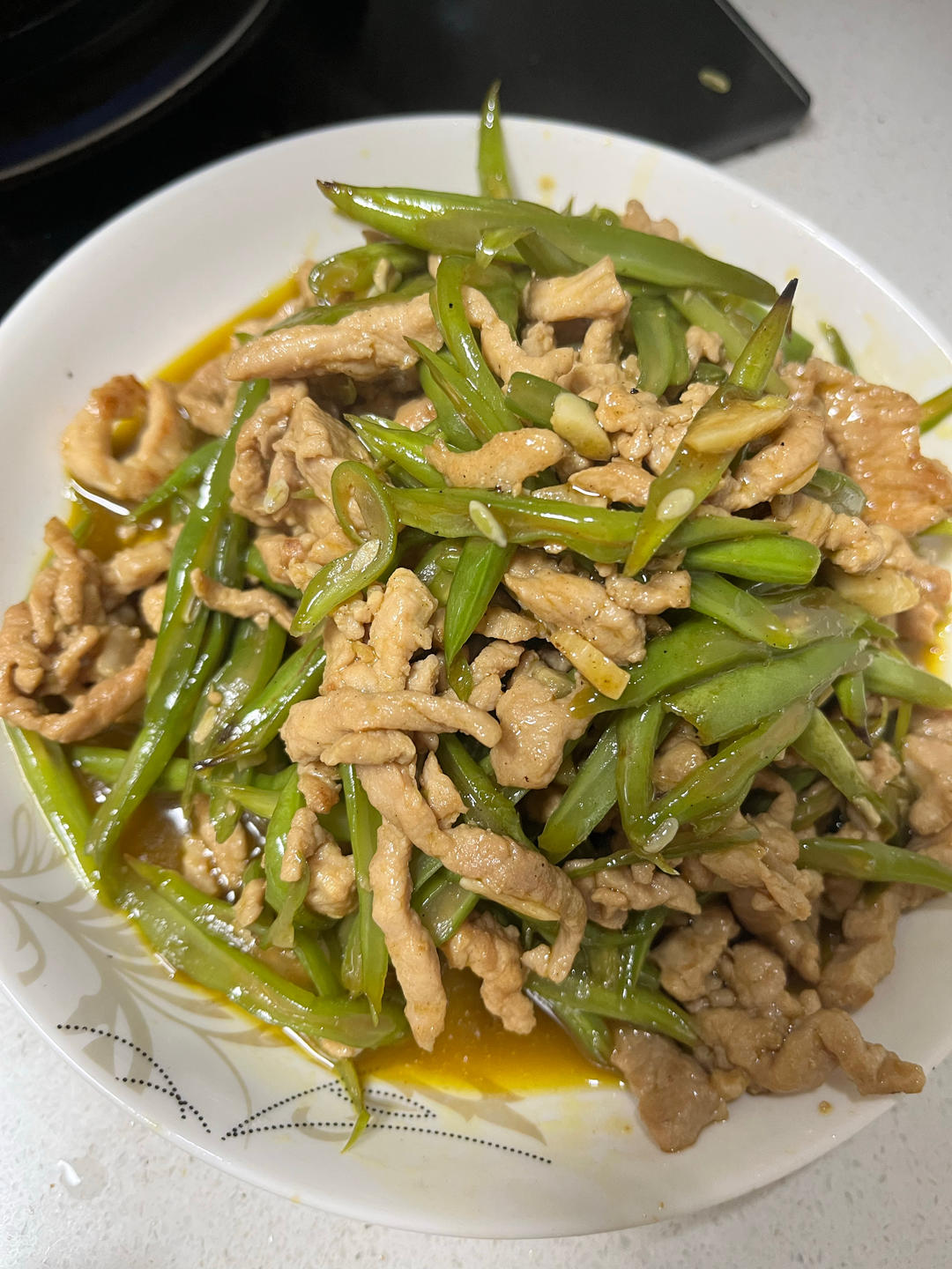 豆角肉丝饭