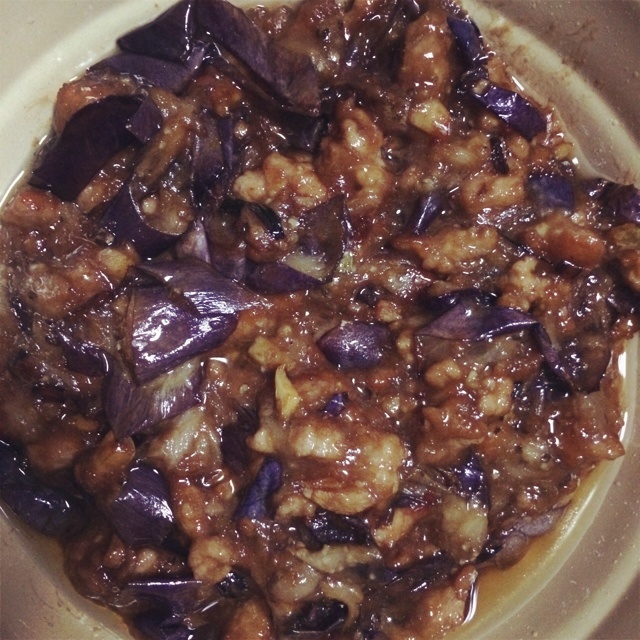 酱香牛肉末茄子
