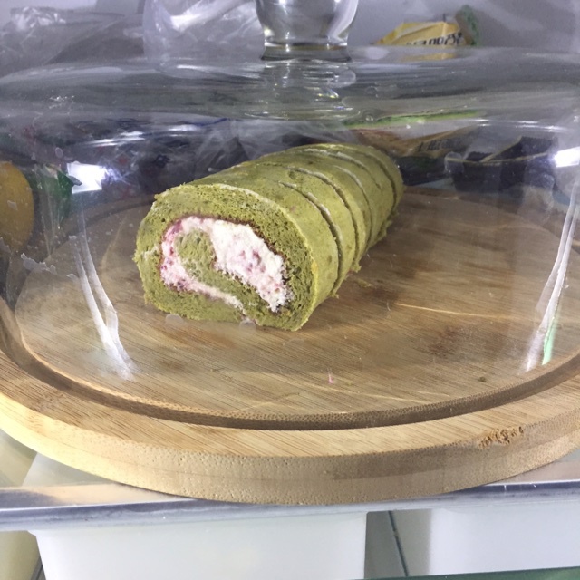 抹茶红豆蛋糕卷