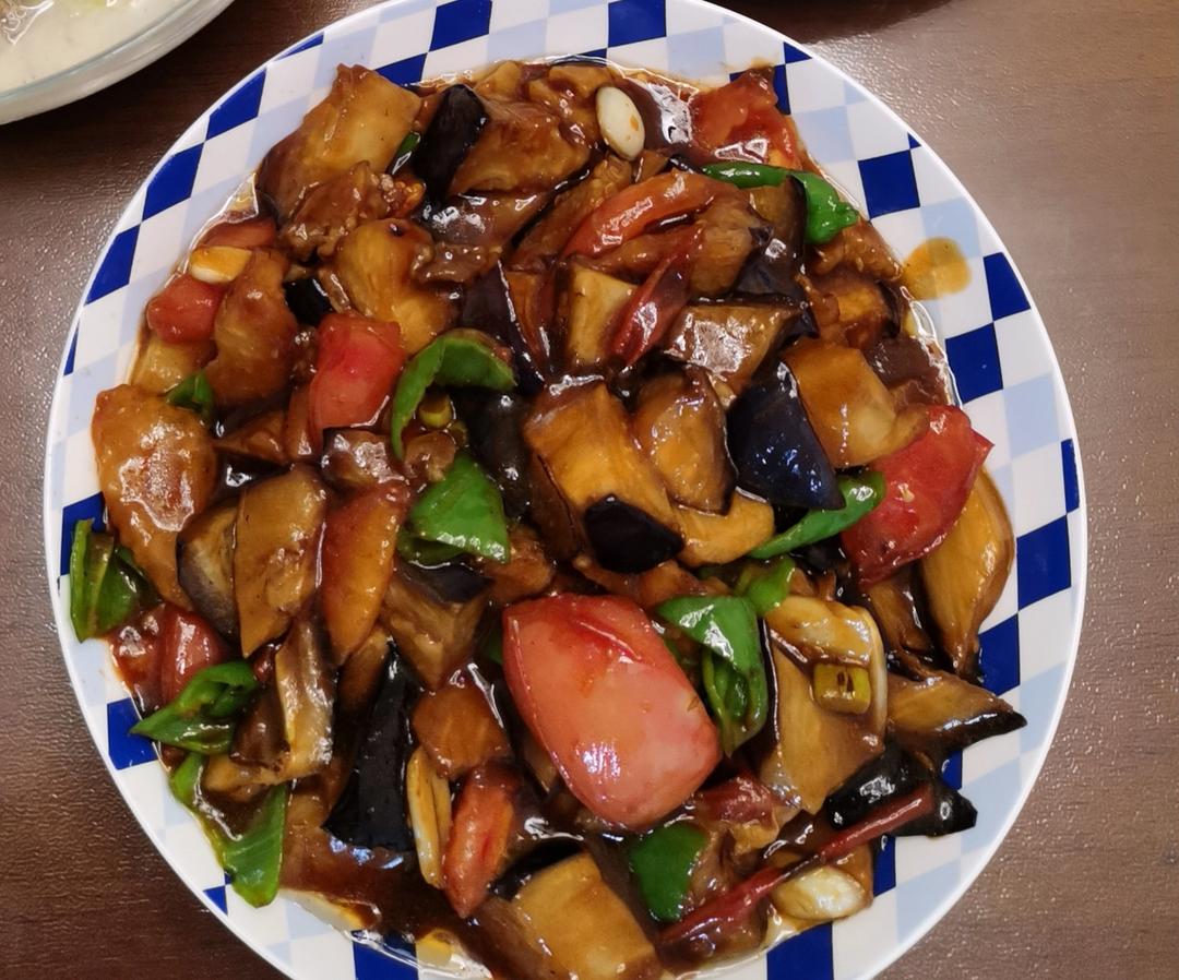 西红柿烧茄子