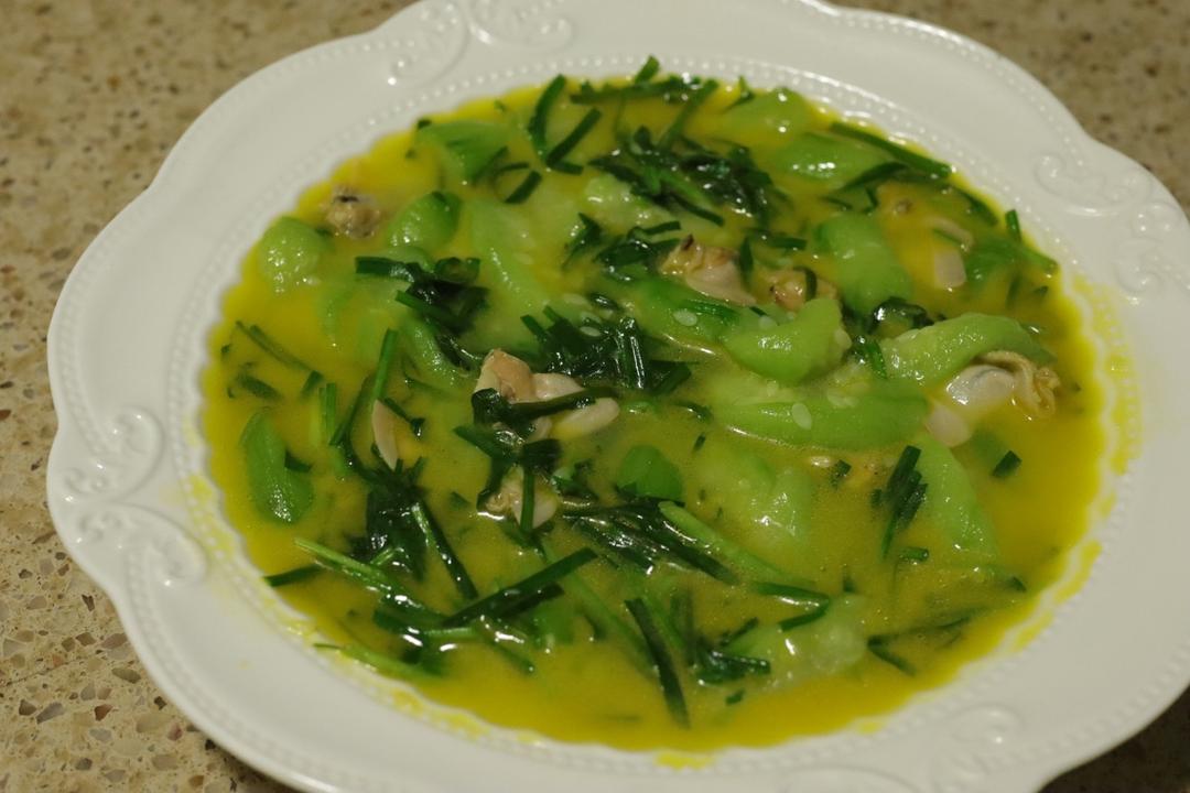 文蛤丝瓜的做法