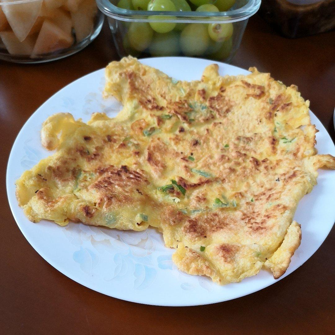 快速早餐鸡蛋葱花饼