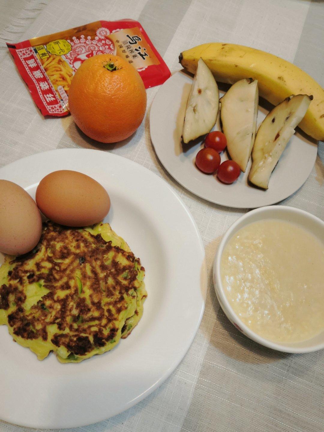 西葫芦鸡蛋饼