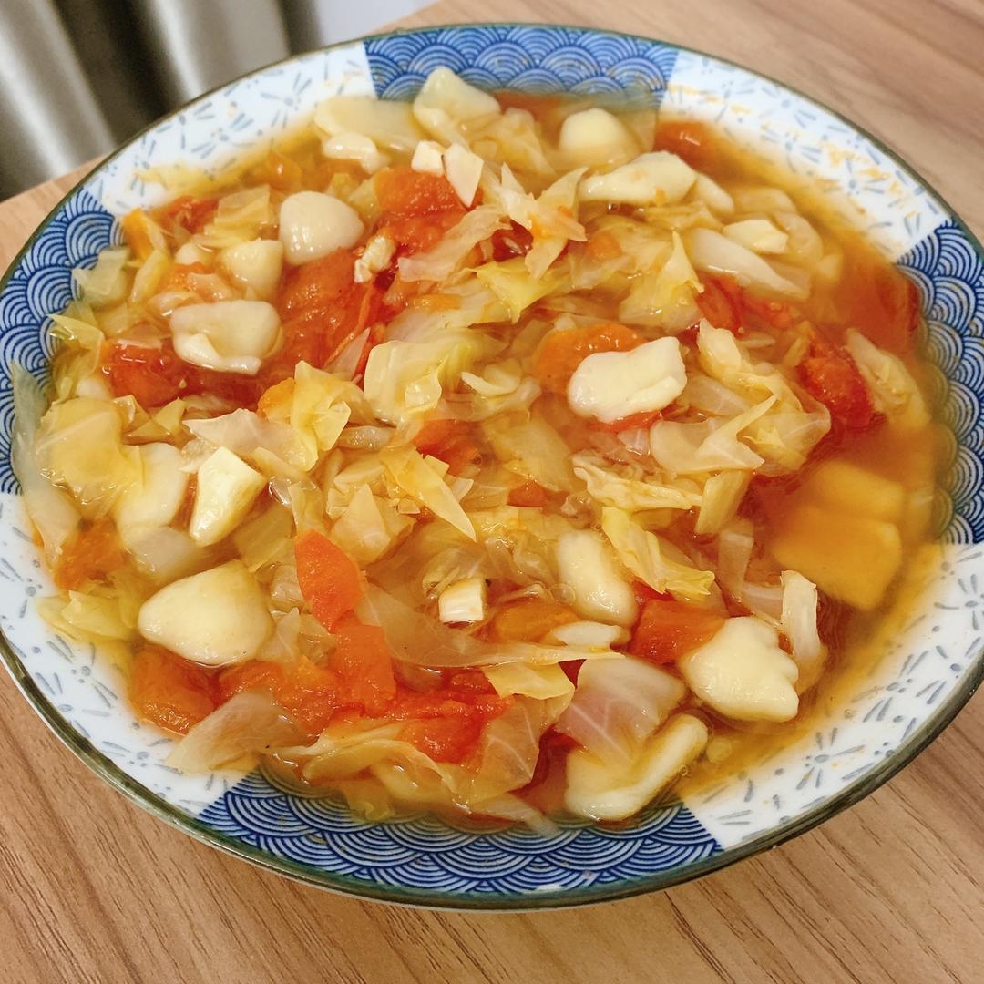 番茄卷心菜浓汤