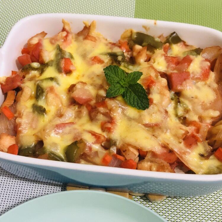 番茄鸡肉浓情焗饭【两人份】