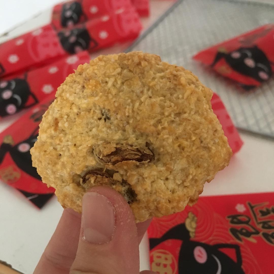减肥也可吃的燕麦椰蓉脆饼干