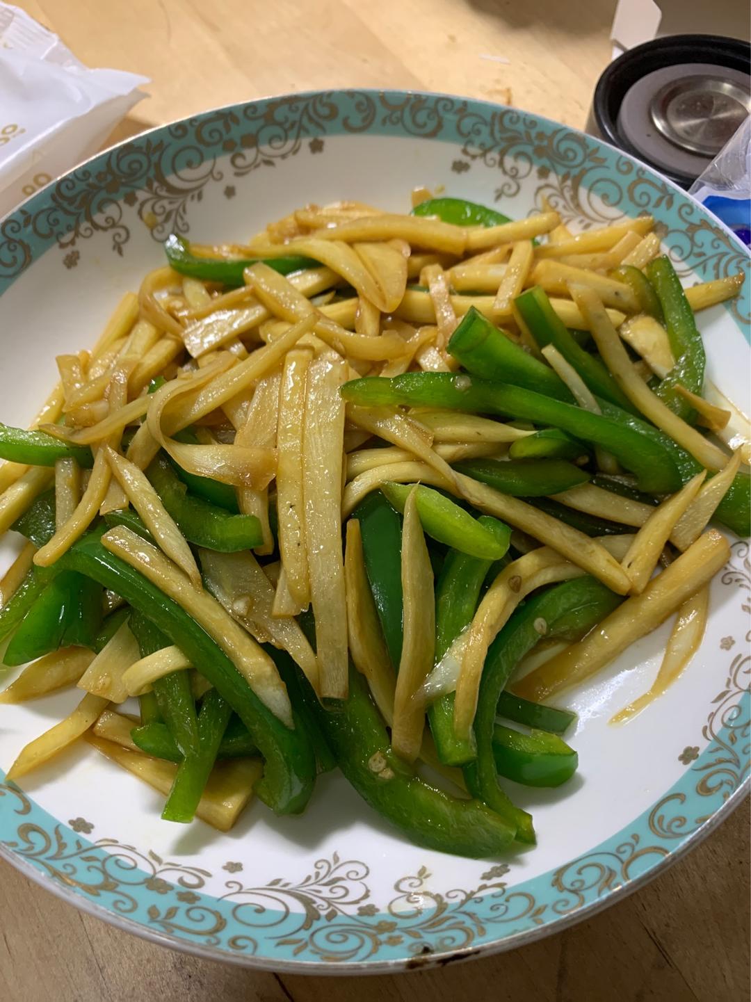 素炒茭白