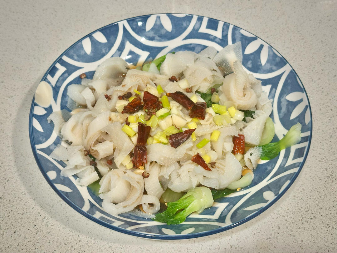 葱油牛百叶