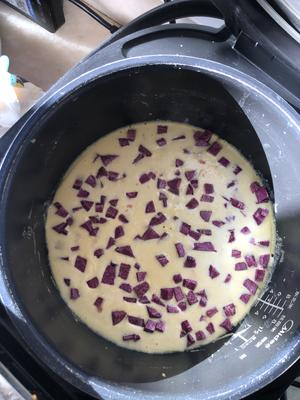 电饭煲-玉米面奶油奶酪蛋糕（中西合璧，消耗蛋挞皮和冷冻的奶油奶酪）的做法 步骤5