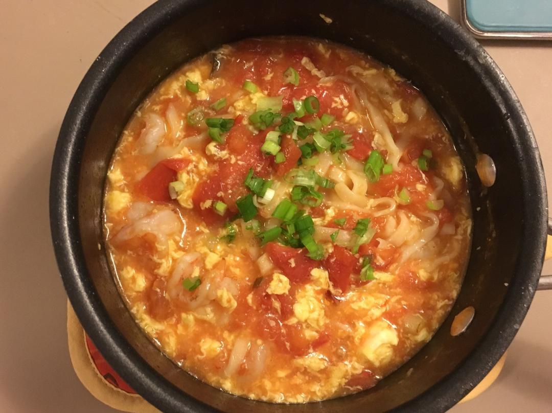 番茄鸡蛋手擀面
