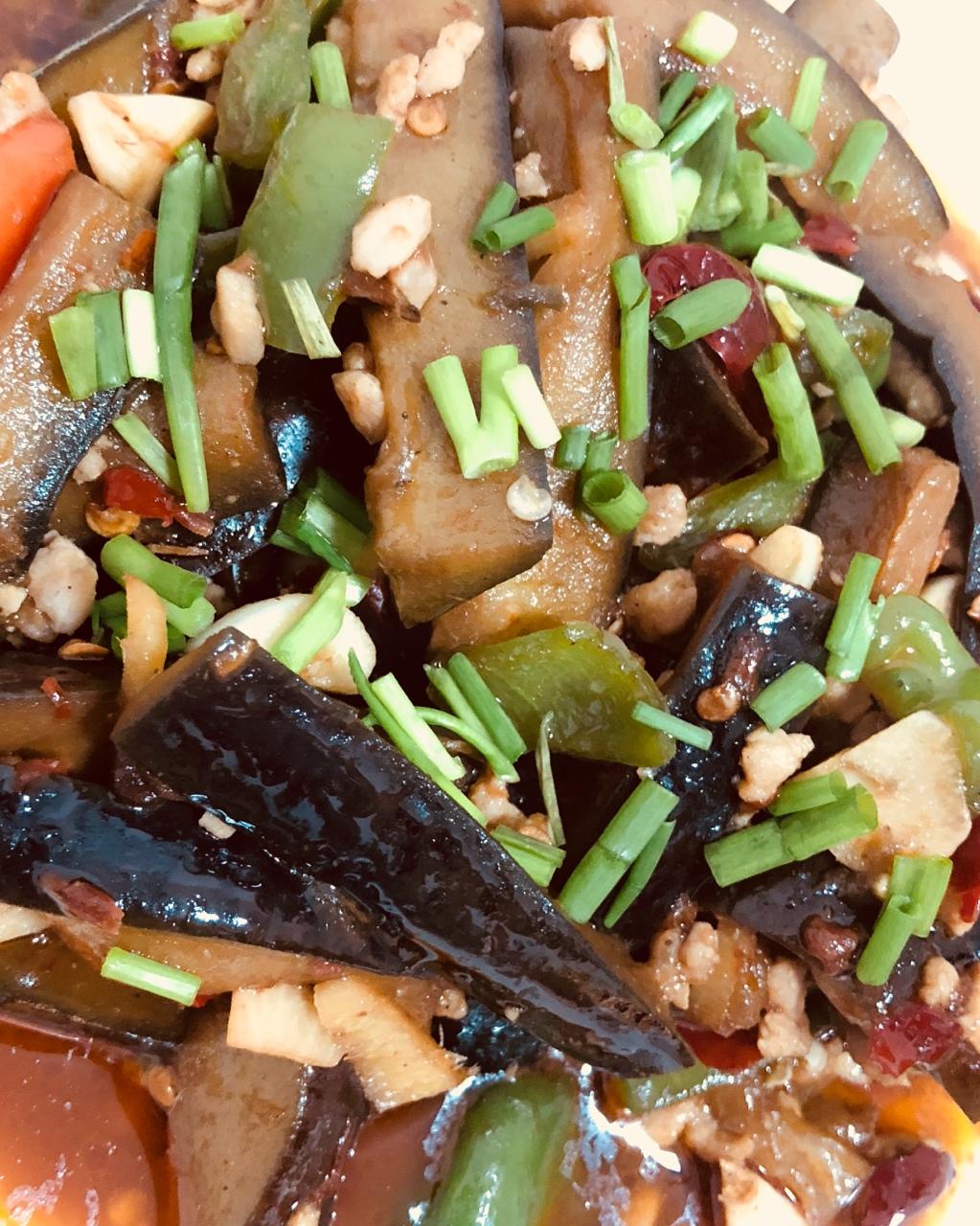 红烧肉沫茄子