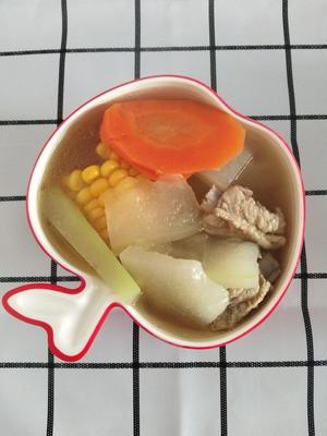 懒人玉米冬瓜排骨汤的做法 步骤8