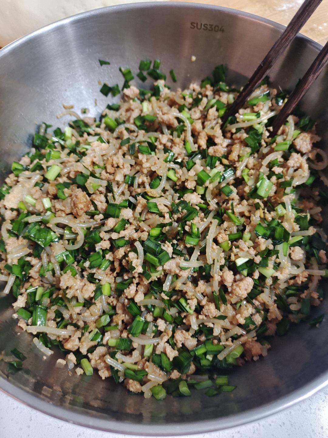 皮薄馅儿大的粉丝肉末包子（馅料做法）
