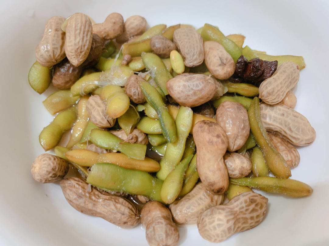 夏日必备煮五香毛豆花生🥜