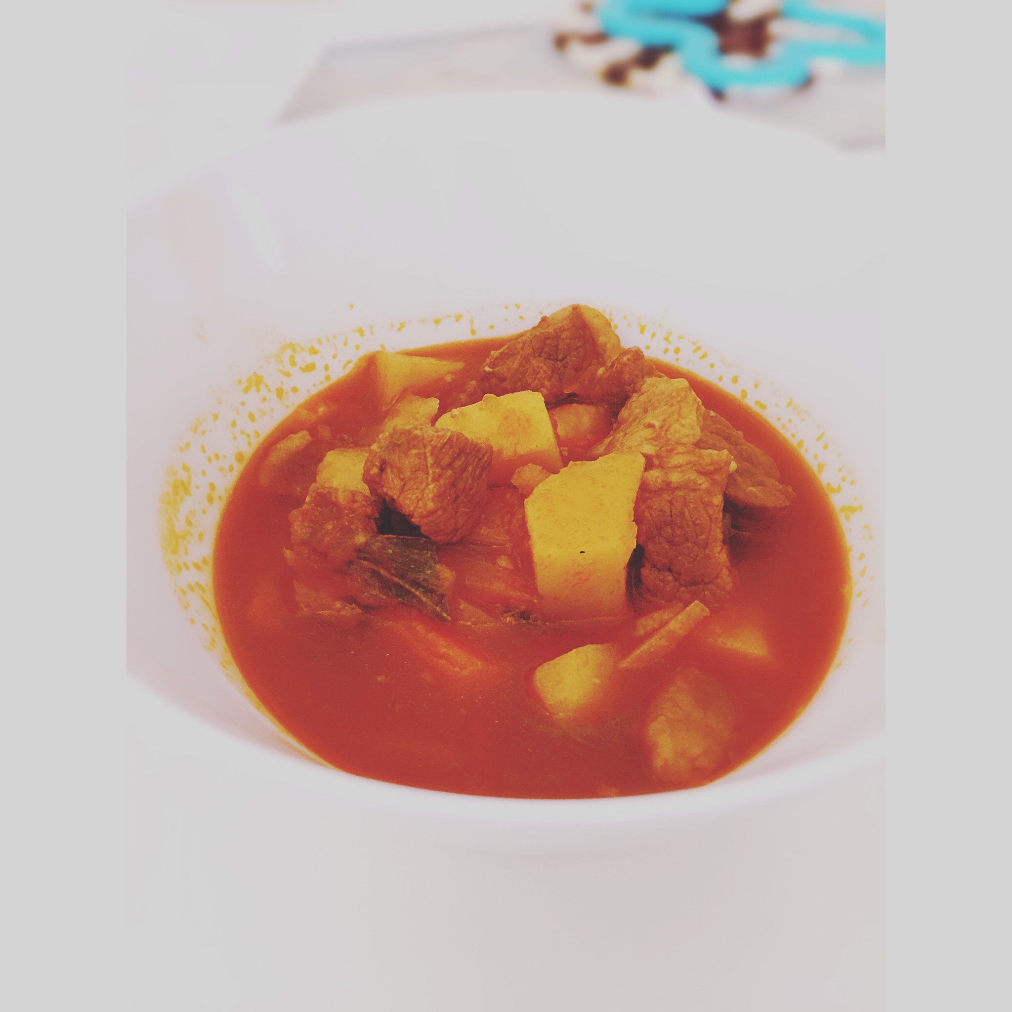 西红柿牛腩土豆