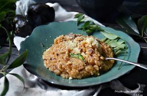 鸡汁牛肝菌烩饭的做法 步骤8