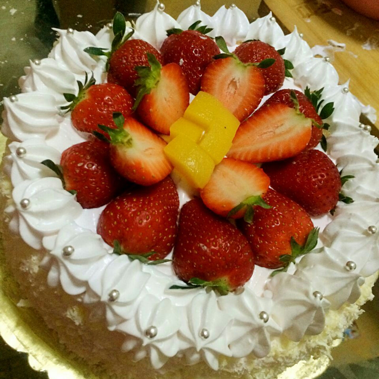 草莓生日蛋糕